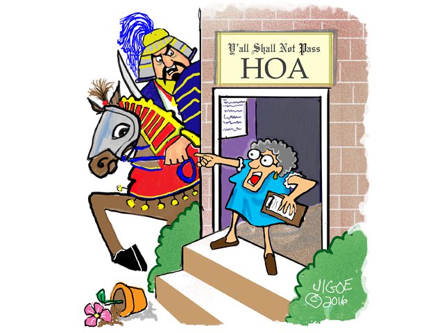 hoa cartoons for newsletters