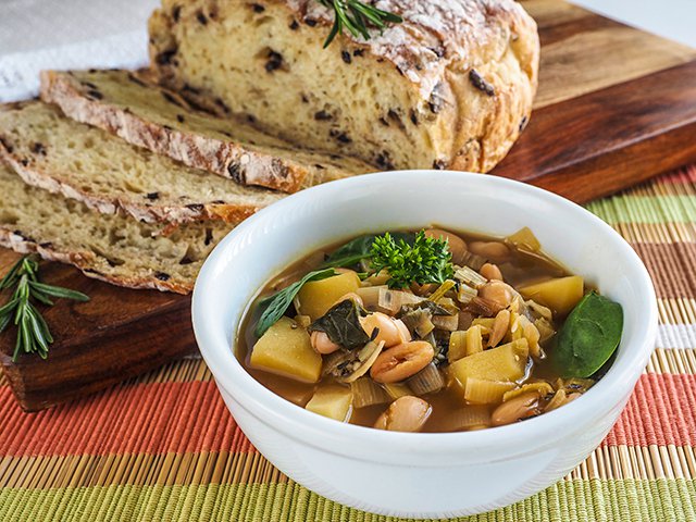 Hearty White Bean and Leek Soup with Rosemary Bread.jpg